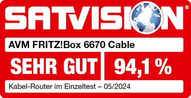 AVM FRITZ! Box 6670 Cable Router – DOCSIS 3.1 Modem, WiFi 7, 2.5G LAN, Zigbee-Integration – Bild 2
