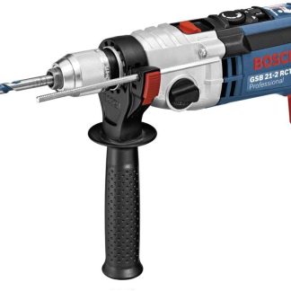 Bosch Professional Schlagbohrmaschine GSB 21-2 RCT (Bohr-Ø in Beton: 13-22 mm, 1300 Watt, inkl. Schnellspannbohrfutter 13mm, Tiefenanschlag 210mm, Zusatzhandgriff, Handwerkoffer)