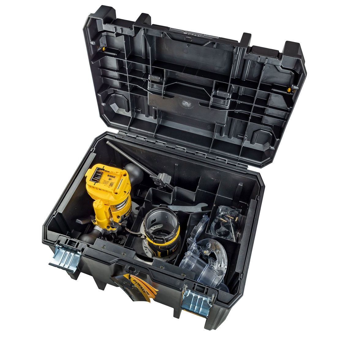 DeWalt DCW604NT-XJ 18v XR bürstenlos 1/4" Router ohne Akku und Ladegerät in TSTAK Case – Bild 4