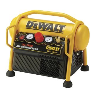 DeWalt DPC6MRC-GB 230v 1.5Hp Mini Roll Cage Luftkompressor 6 Litre