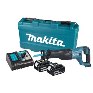 Makita DJR186RTE 18v LXT Akku Säbelsäge inkl. 2x 5.0Ah Akkus