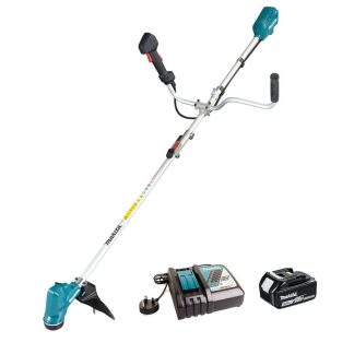 Makita DUR191URT8 18v LXT bürstenlos Split-Shaft U-Handle Rasentrimmer inkl. 1x 5.0Ah Akku